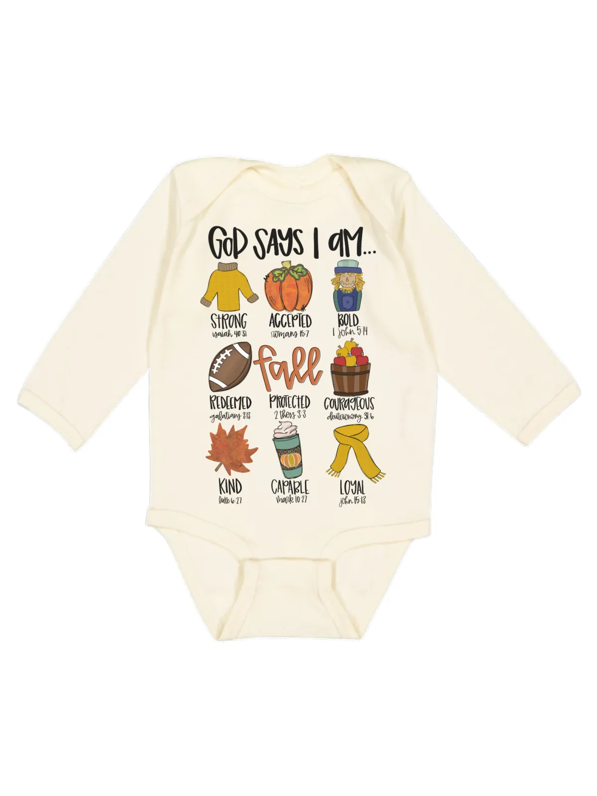 God Says I Am Baby Bodysuit + Infant Romper