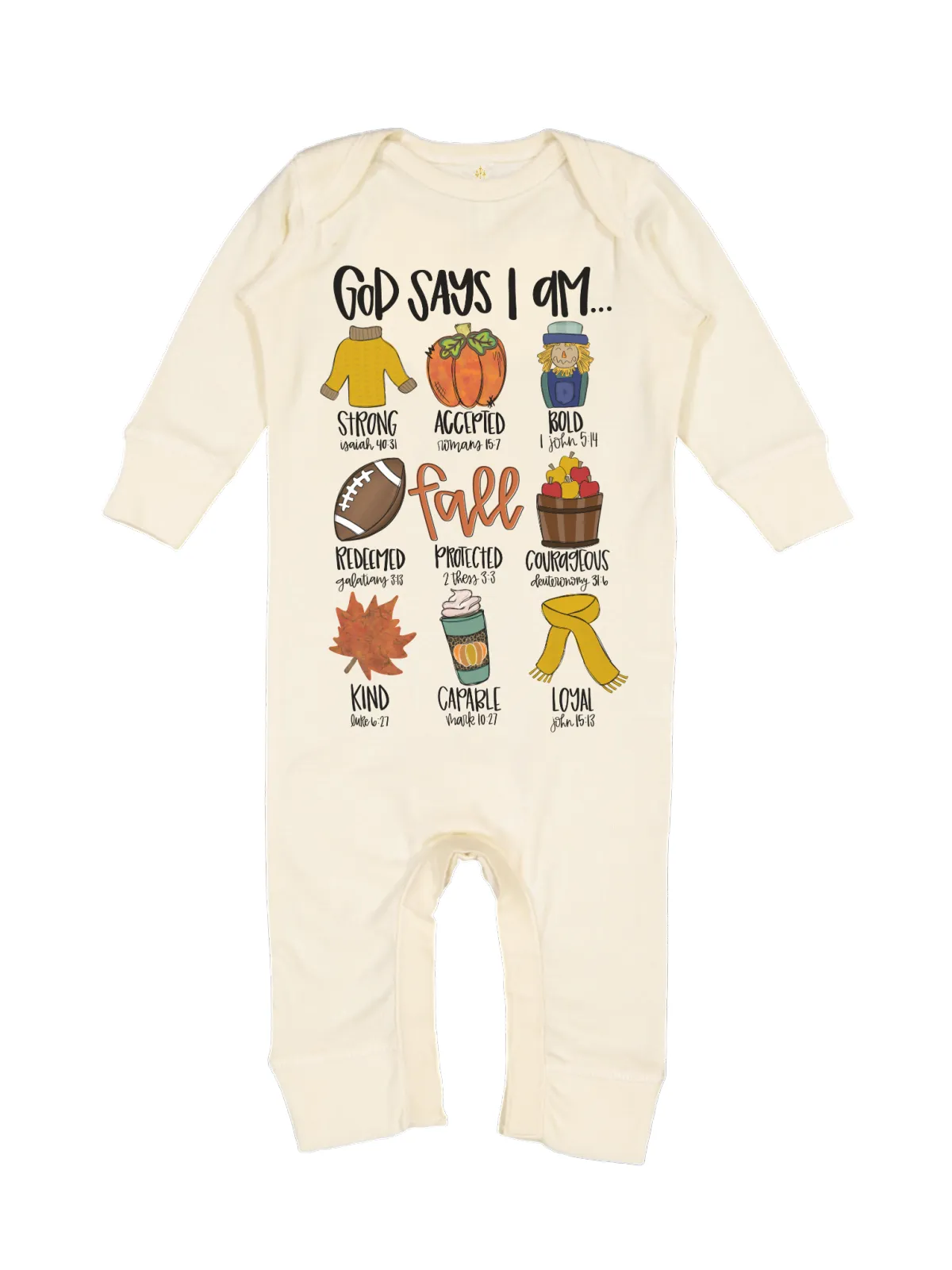 God Says I Am Baby Bodysuit + Infant Romper