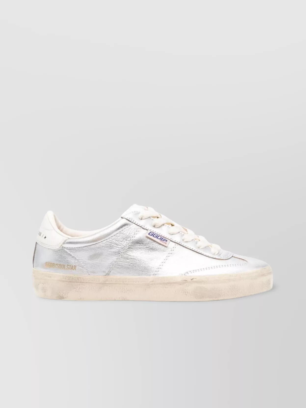 Golden Goose   Metallic leather low top sneakers