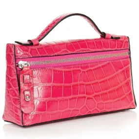 Gracen Sophie Nile Crocodile Women's Handbag Pink