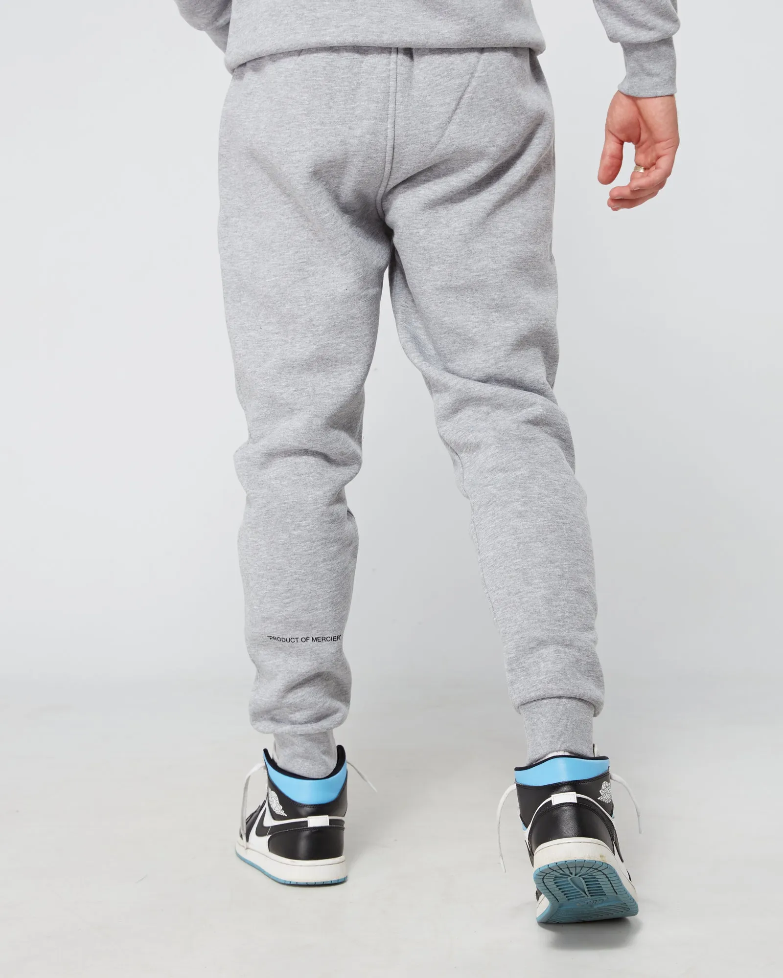 Grey Marl OG Badge Joggers