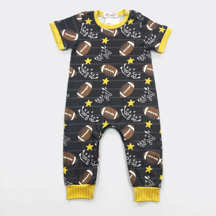 Gridiron Football Boy Romper