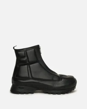 Guidi VSH01 Full Grain Embossed Front Zip Boot in Black