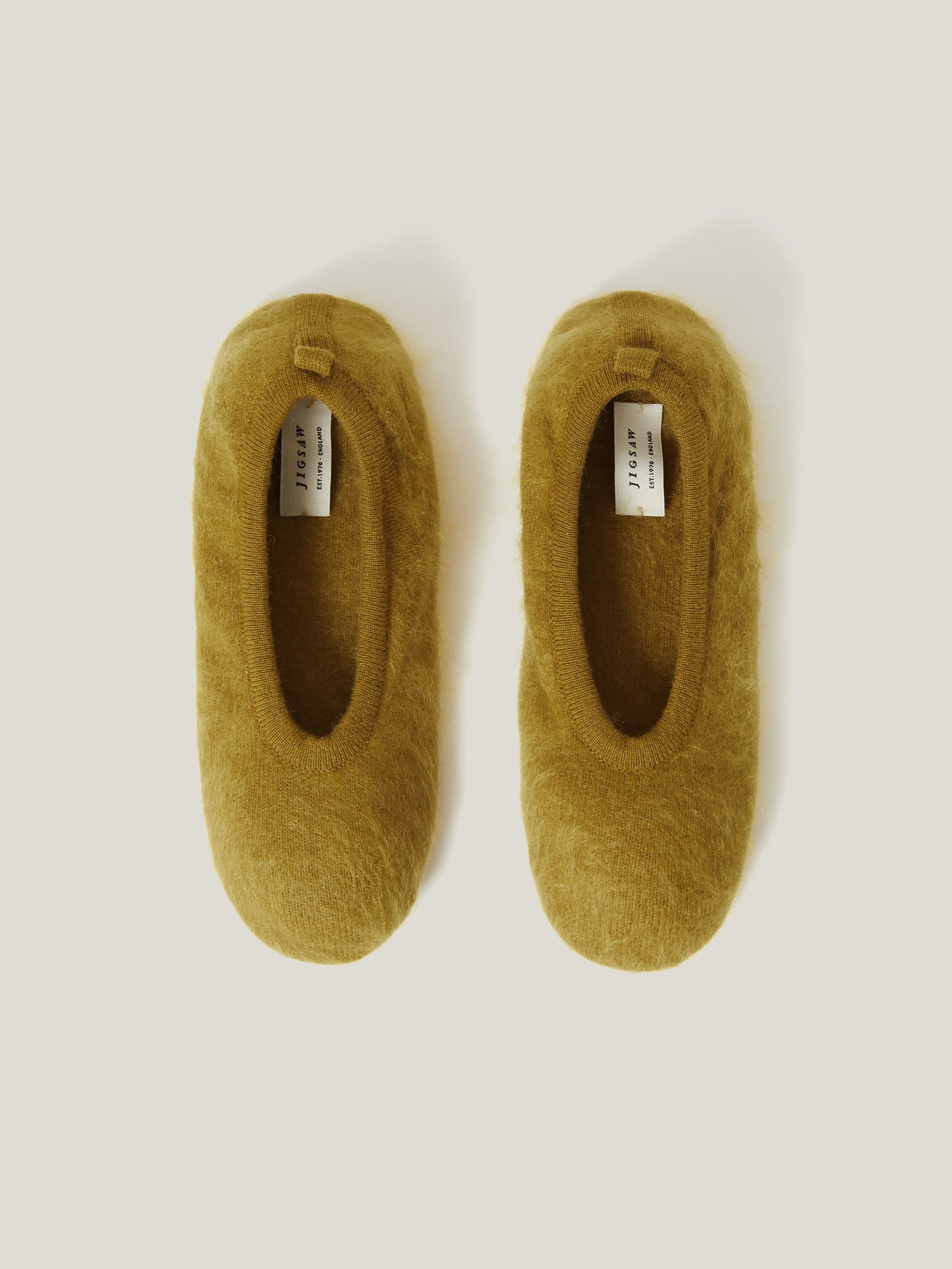 Halo Cashmere Slipper | Green