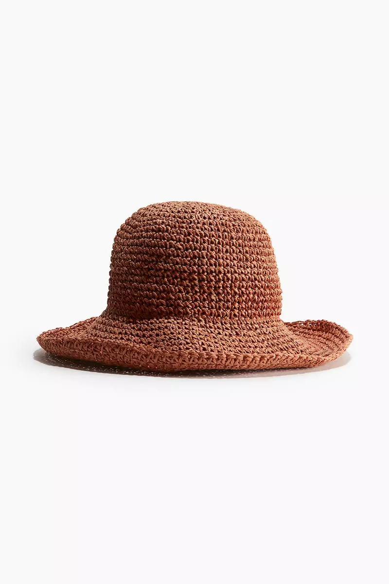 H&M Wavy-brim straw hat