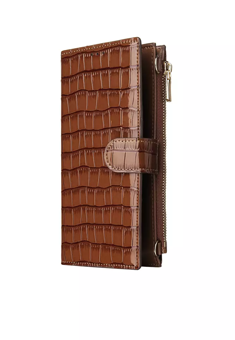 HAPPY FRIDAYS Faux Crocodile texture Leather Phone Case Bag QYS200