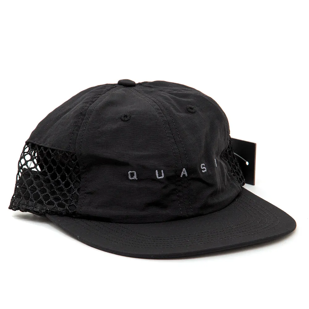 Heatsink 6 Panel Polo Strapback Hat (Black)