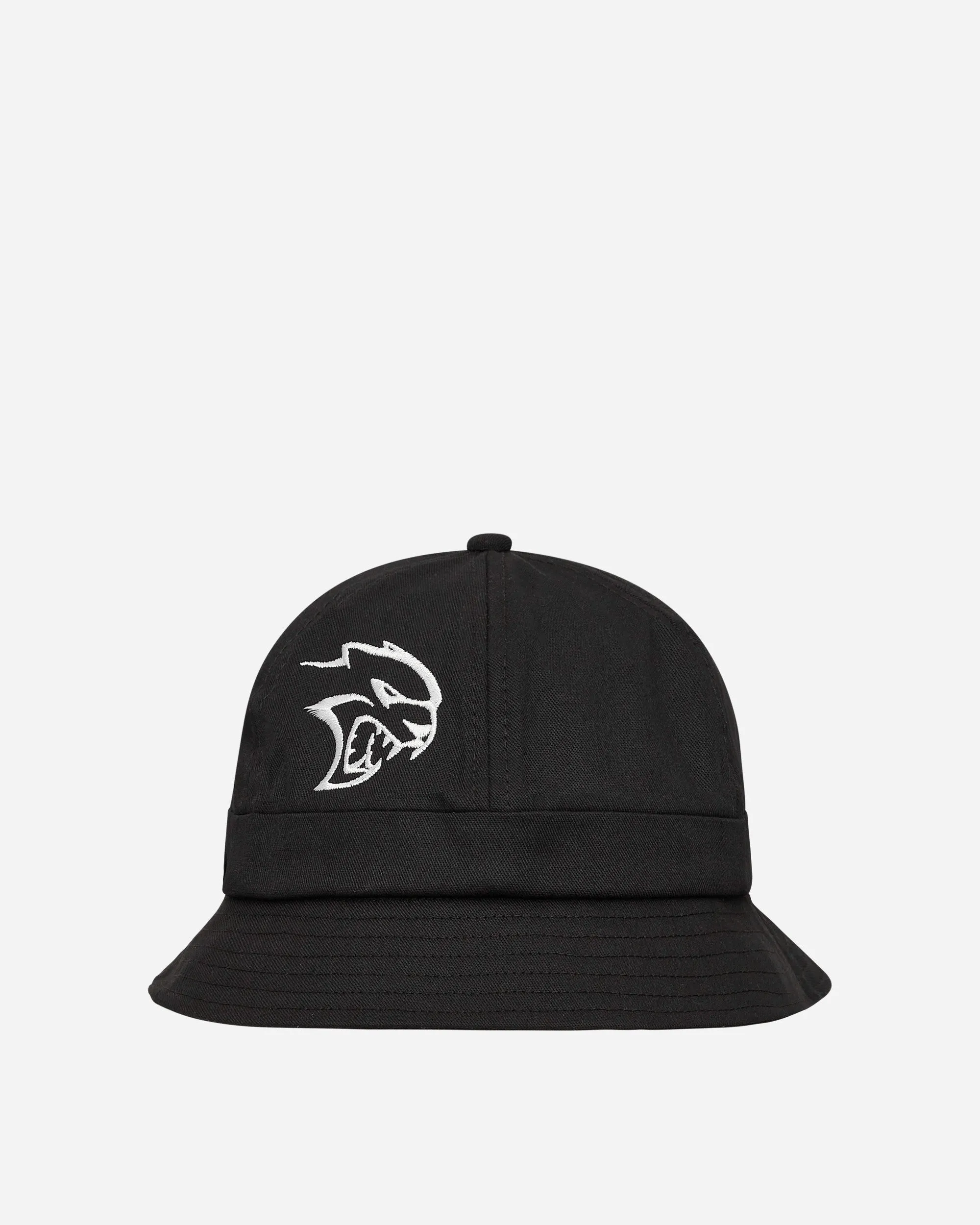 Hell Demon Embroidered Bucket Hat Black