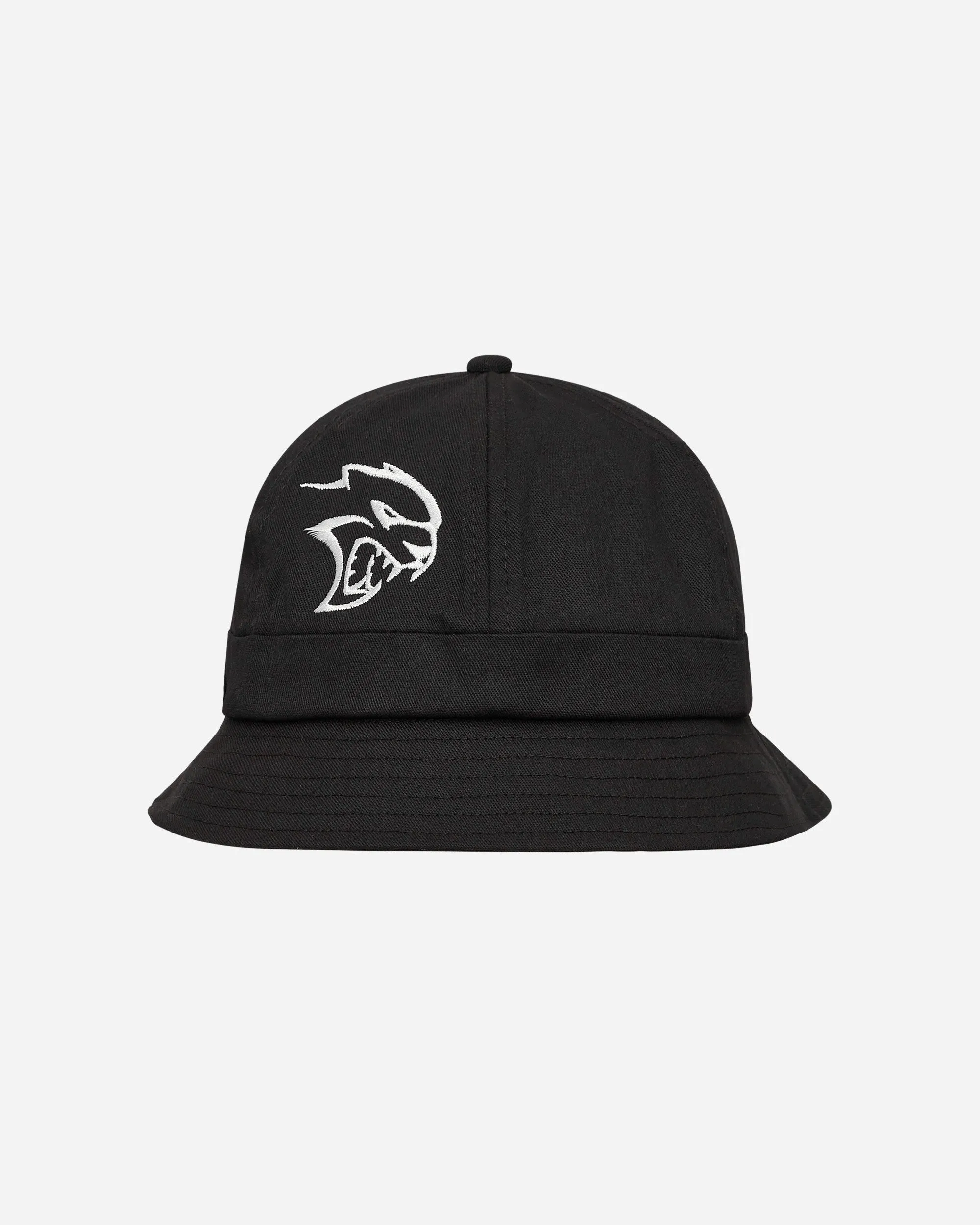 Hell Demon Embroidered Bucket Hat Black