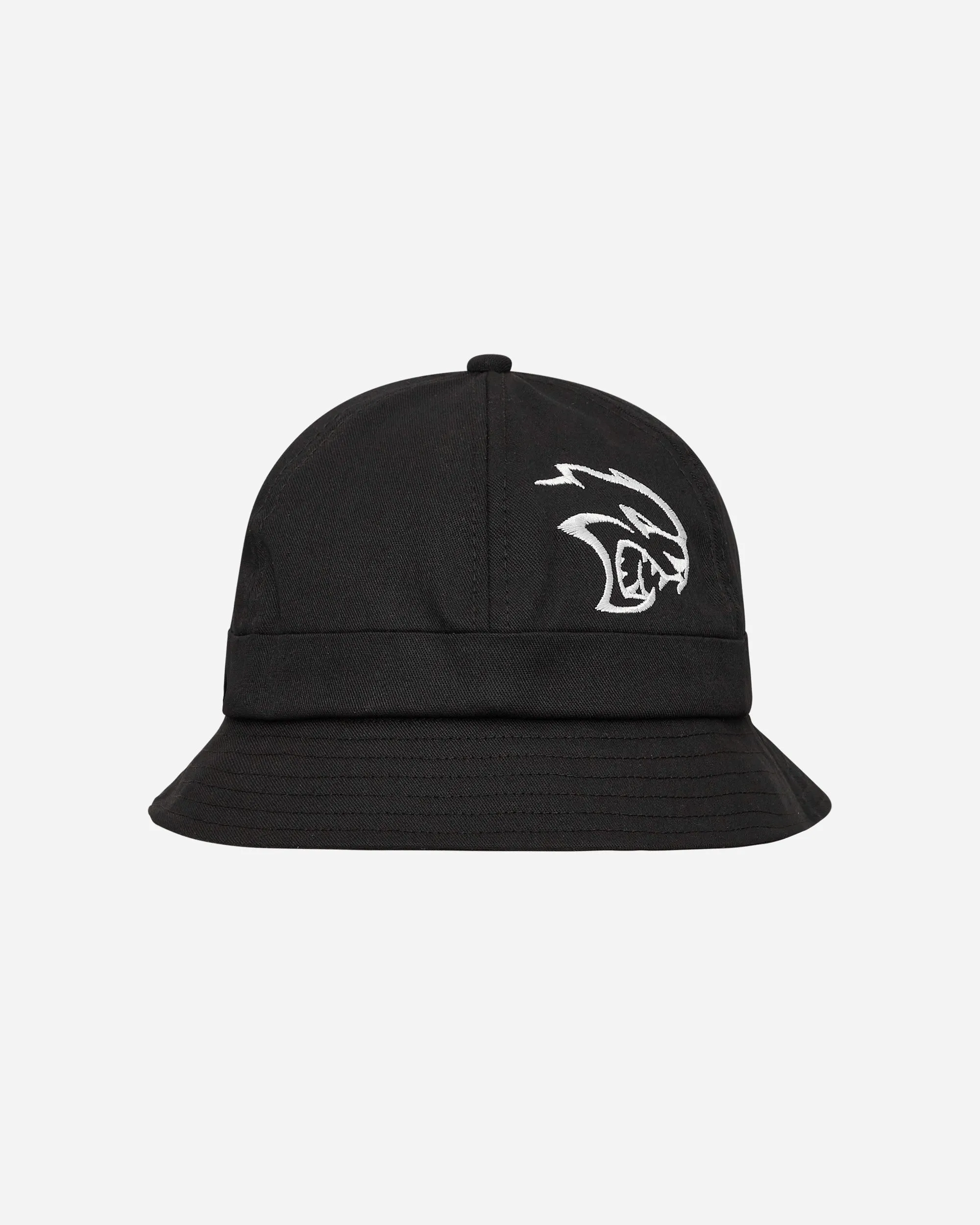 Hell Demon Embroidered Bucket Hat Black