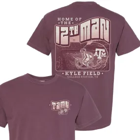 Helmet Over Kyle Field Vintage Short Sleeve - Vineyard