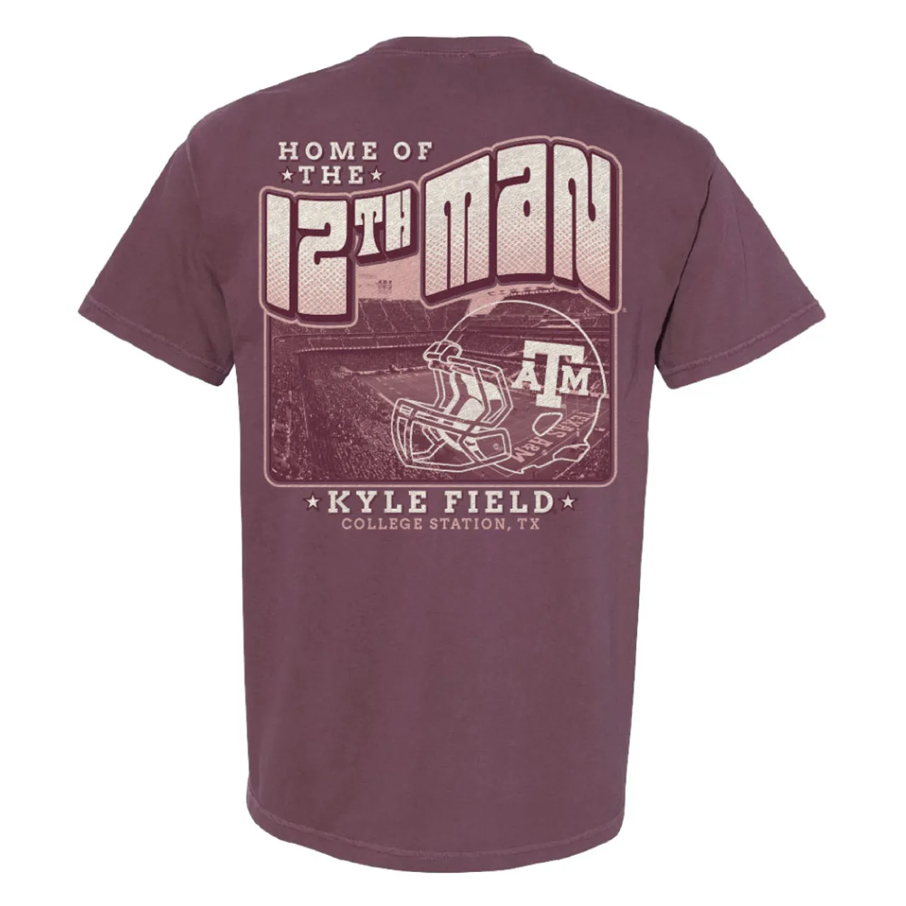 Helmet Over Kyle Field Vintage Short Sleeve - Vineyard