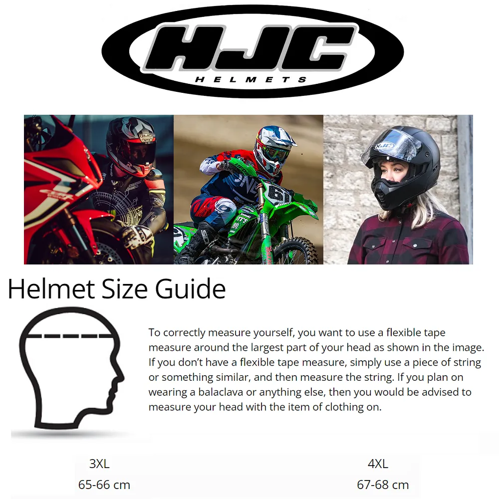 HJC CL-SP Big Size Helmet - Black