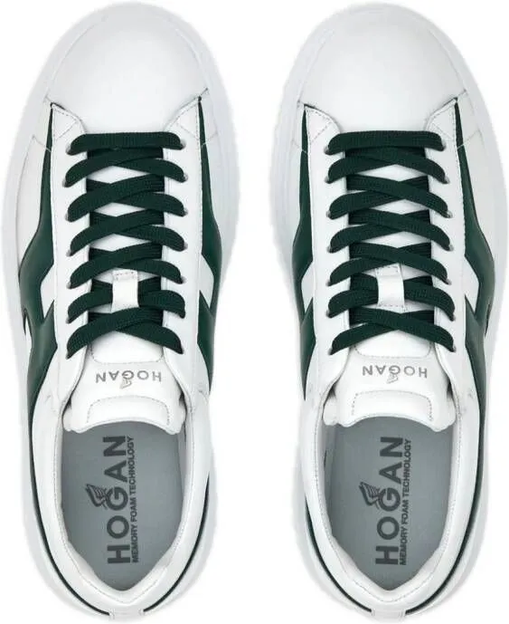 Hogan H-Stripes leather sneakers White