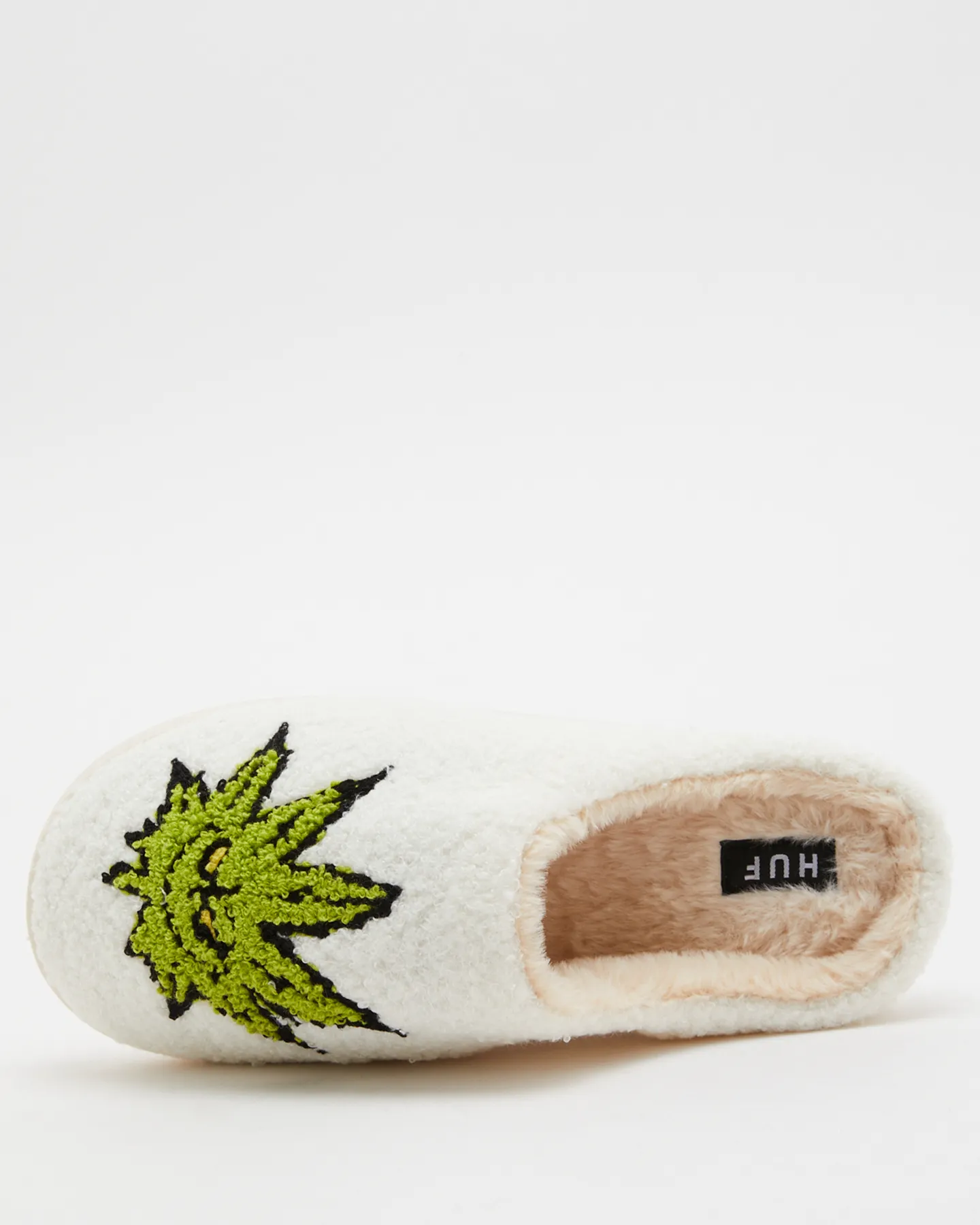 Huf Greench Buddy Fuzzy Slipper - Natural | SurfStitch