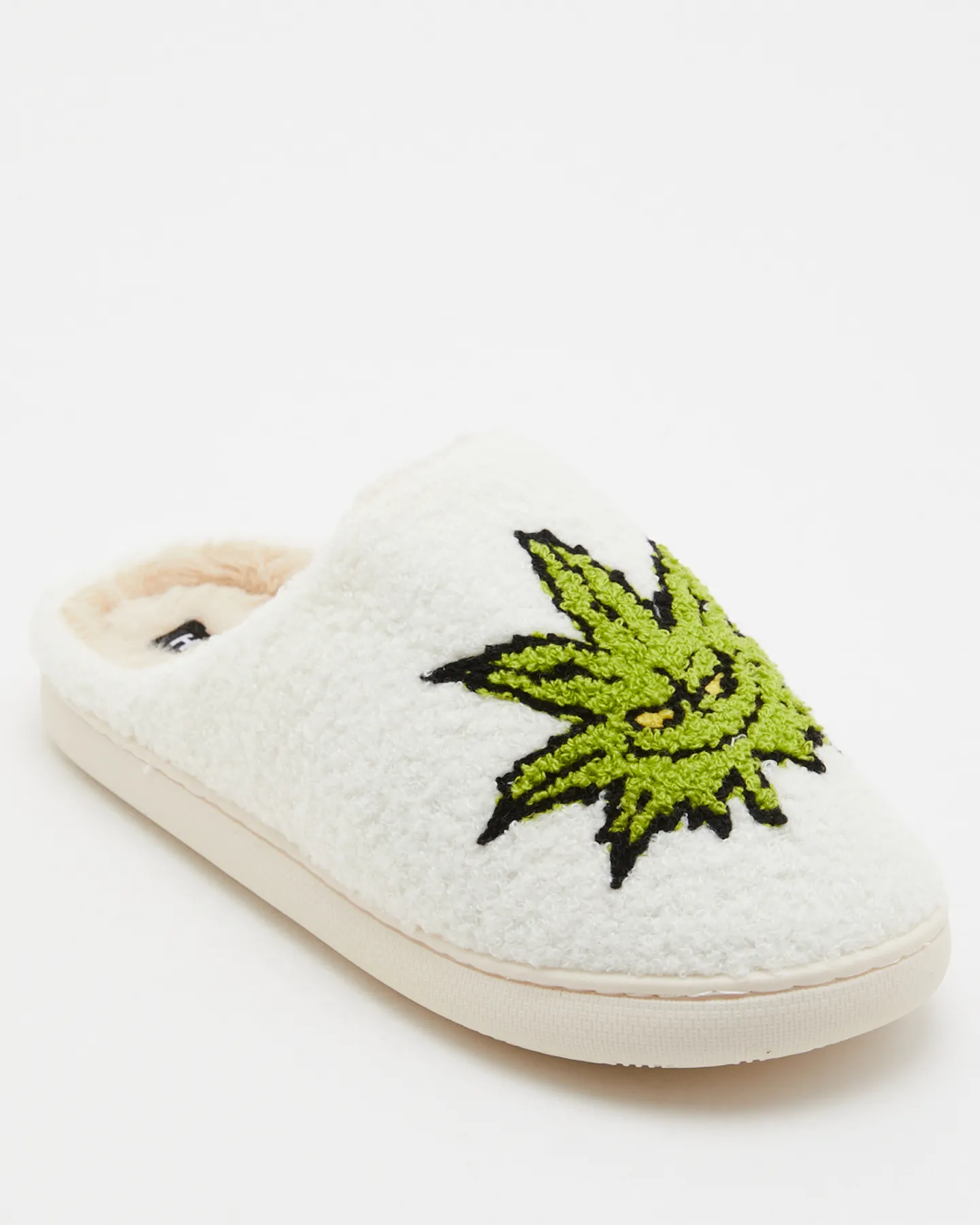 Huf Greench Buddy Fuzzy Slipper - Natural | SurfStitch