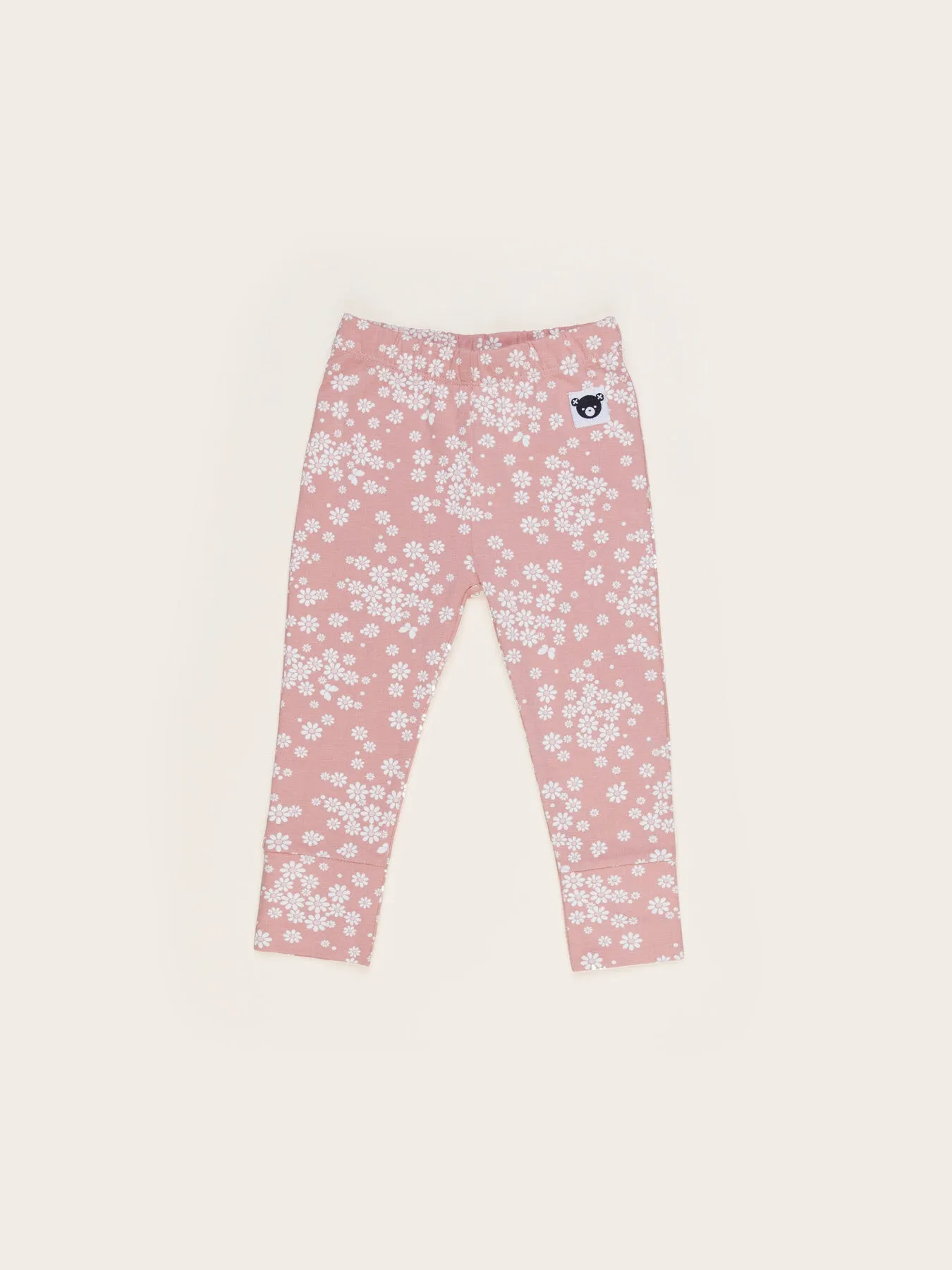 Huxbaby Floral Leggings | Dusty Rose