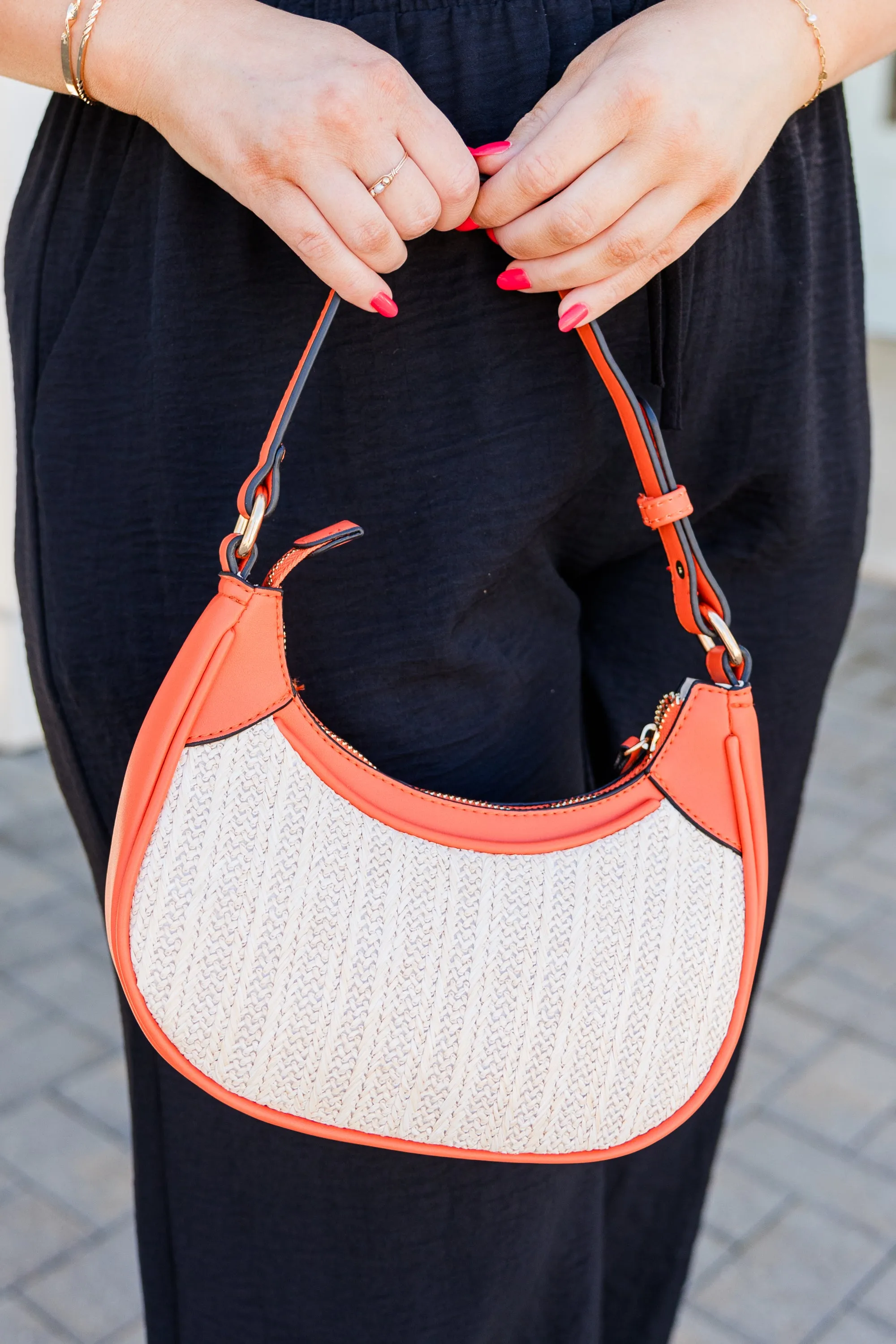 Introducing Moi Handbag, Orange