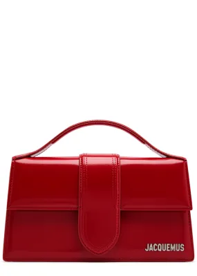 JACQUEMUS Le Grande Bambino leather top handle bag -                         -                     -                