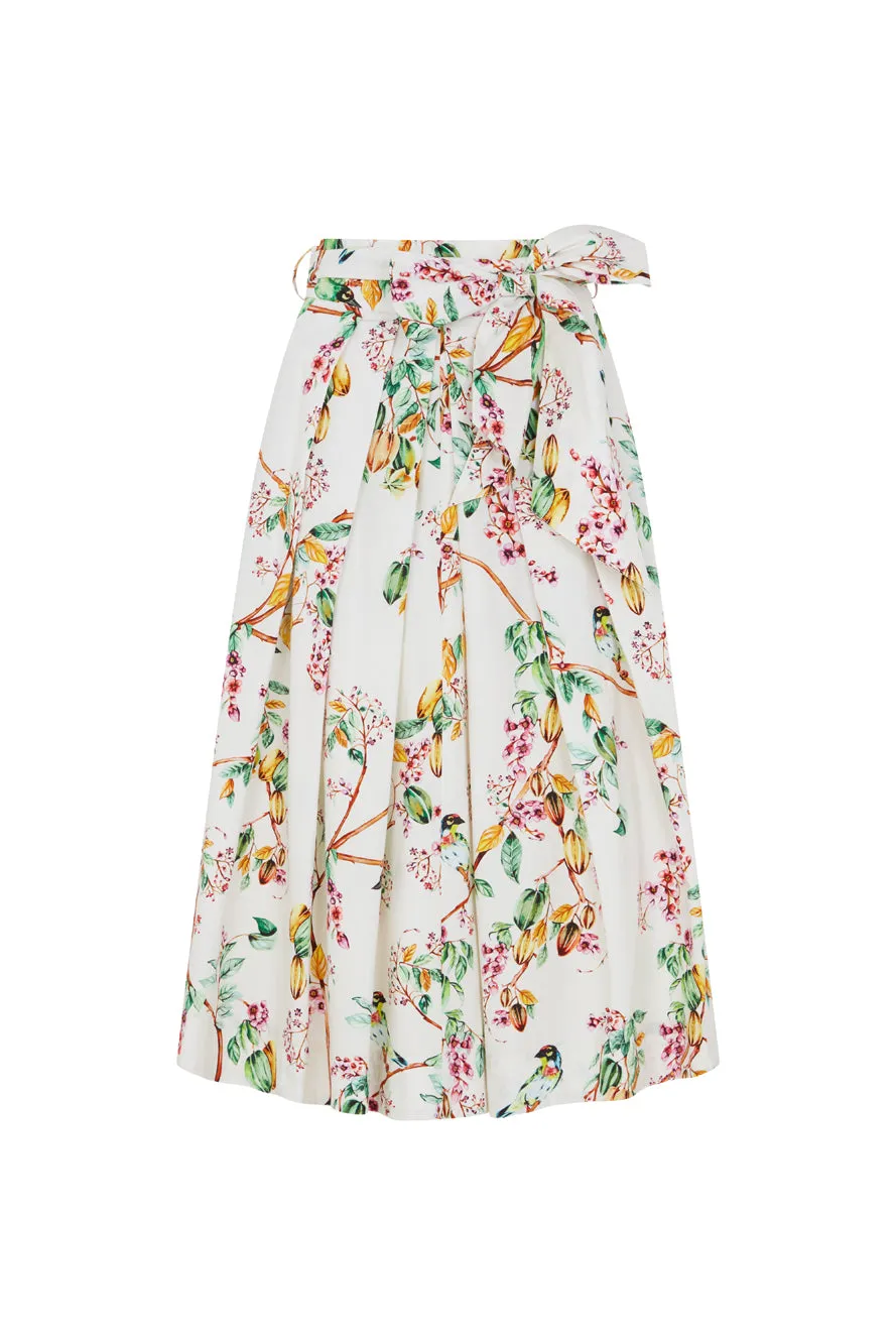 Jemima Gardenia Bird Skirt