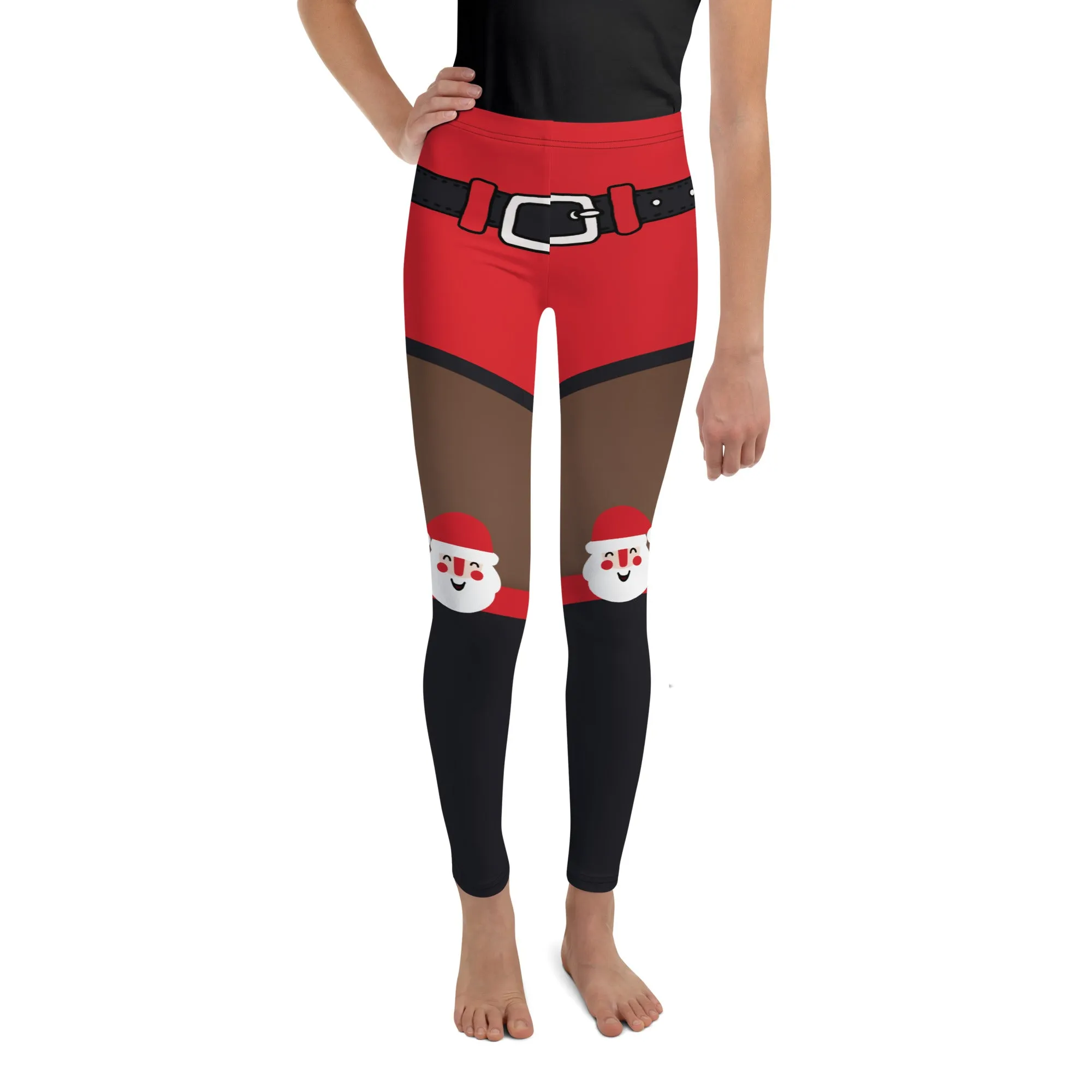 Jolly Santa Youth Leggings