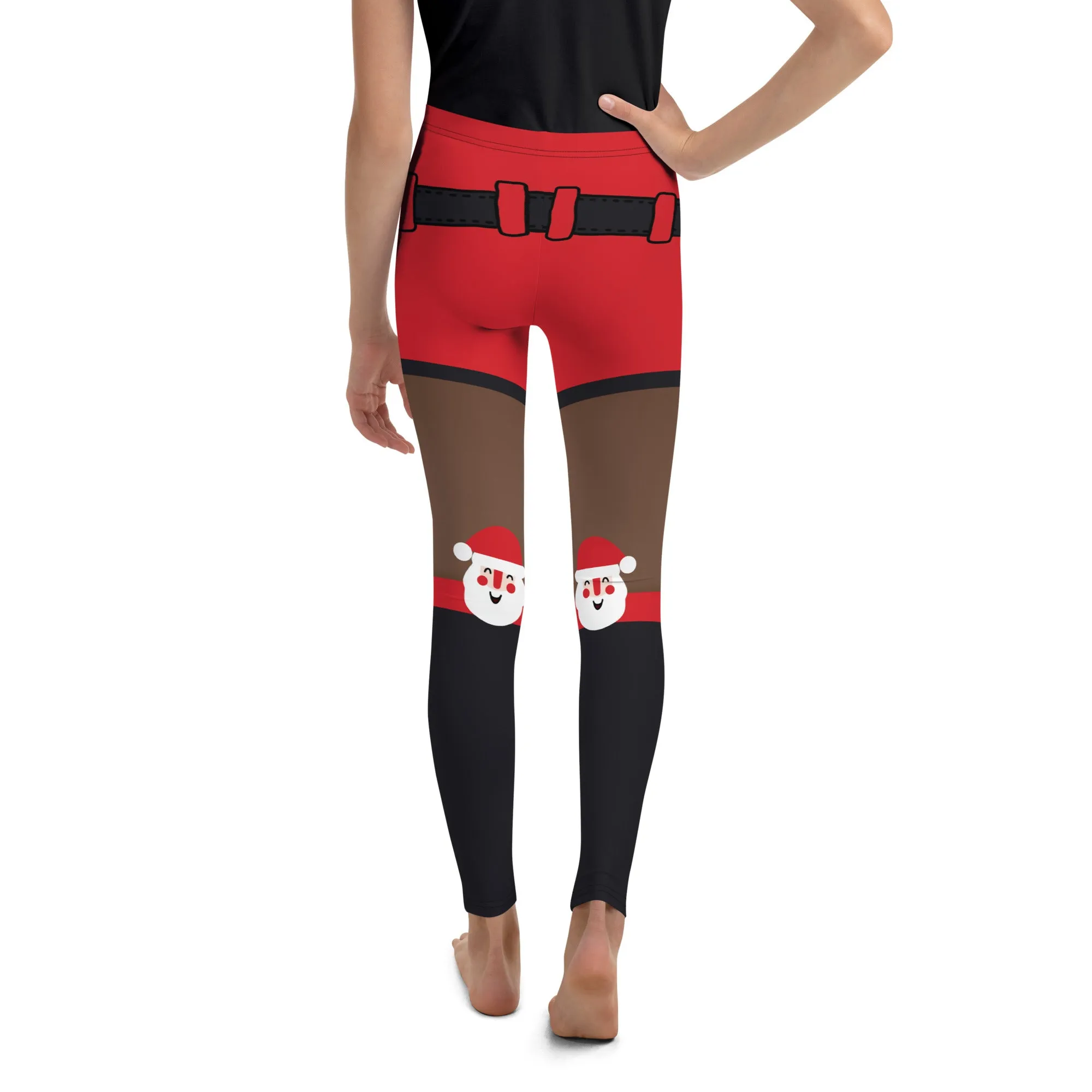 Jolly Santa Youth Leggings