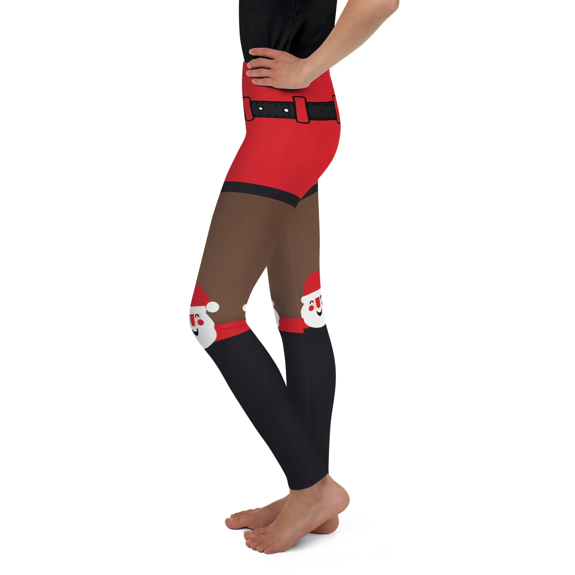 Jolly Santa Youth Leggings