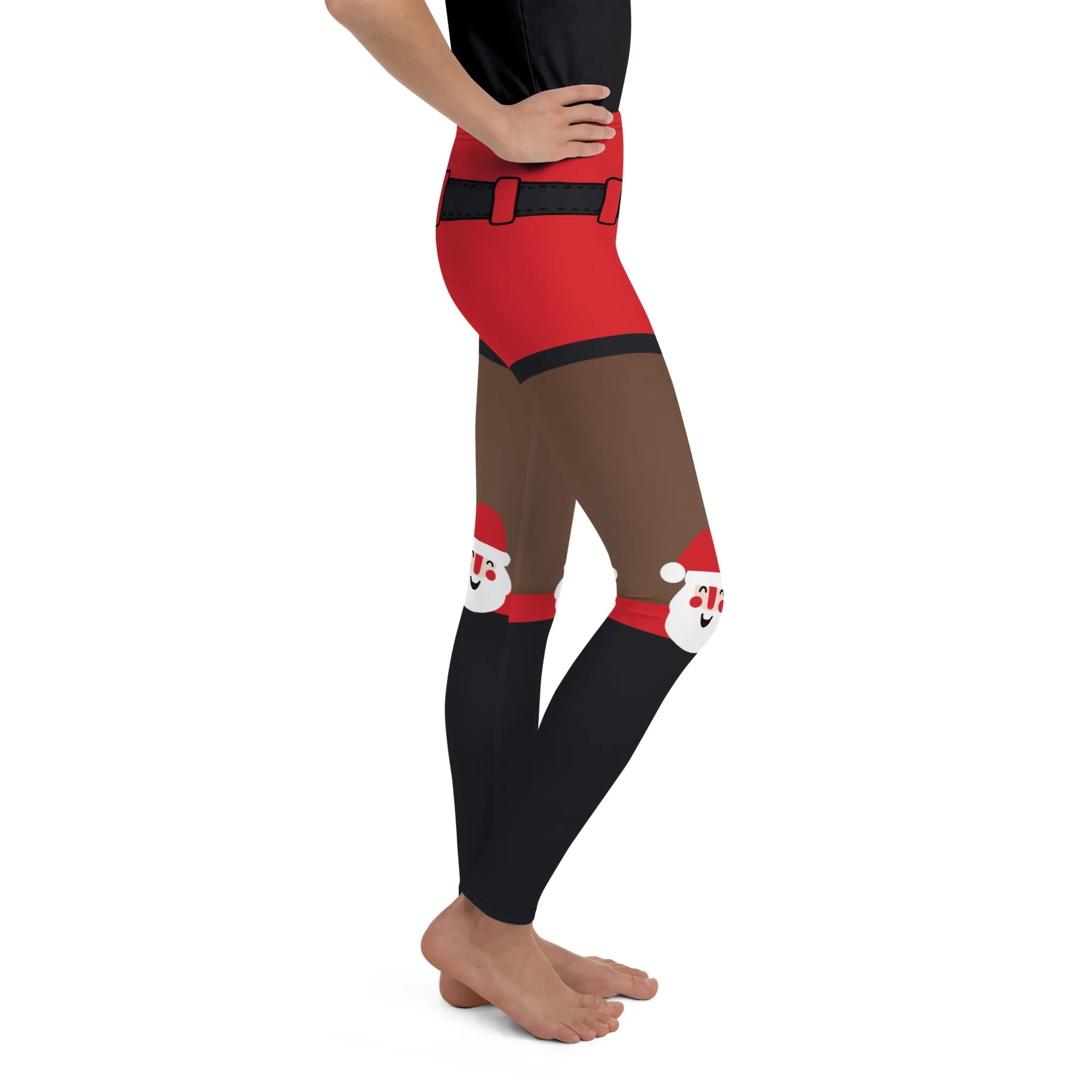 Jolly Santa Youth Leggings