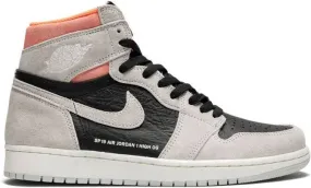 Jordan Air 1 Retro High OG Neutral Grey Hyper Crimson sneakers