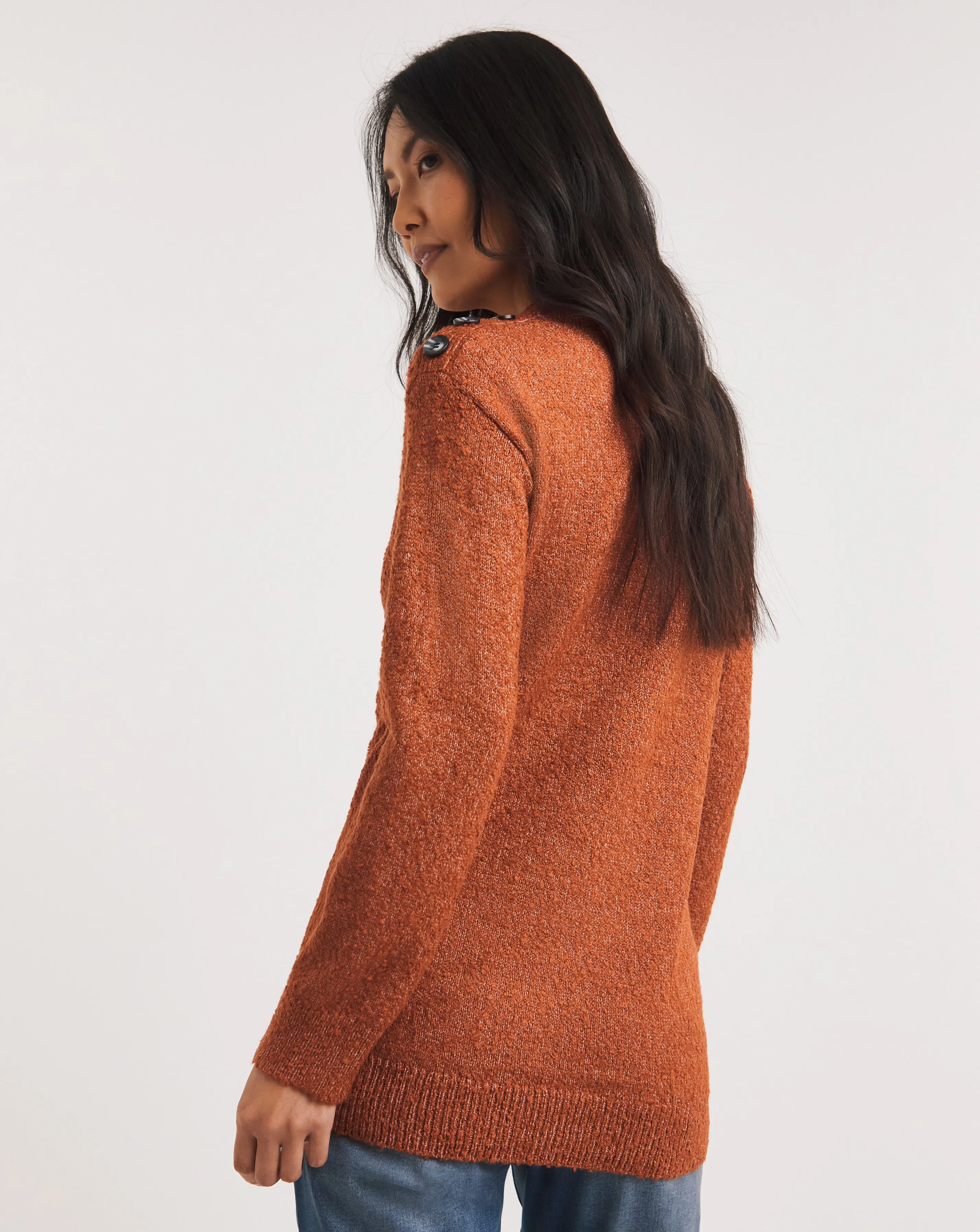 Julipa Boucle Button Jumper