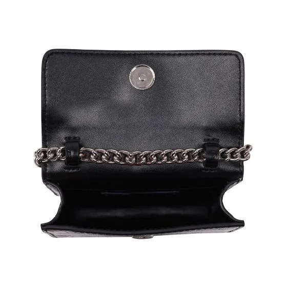 KURT GEIGER Shoredicth XS Body Black Leather Corssbody Bag