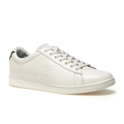 Lacoste Men's Carnaby Evo Leather Sneakers Off White