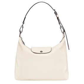 Le Pliage Xtra M Hobo bag Ecru - Leather