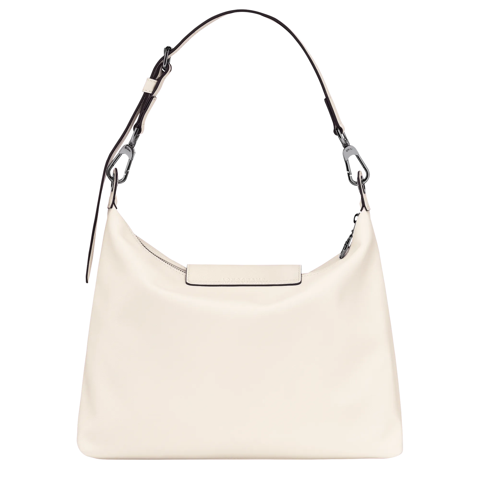 Le Pliage Xtra M Hobo bag Ecru - Leather