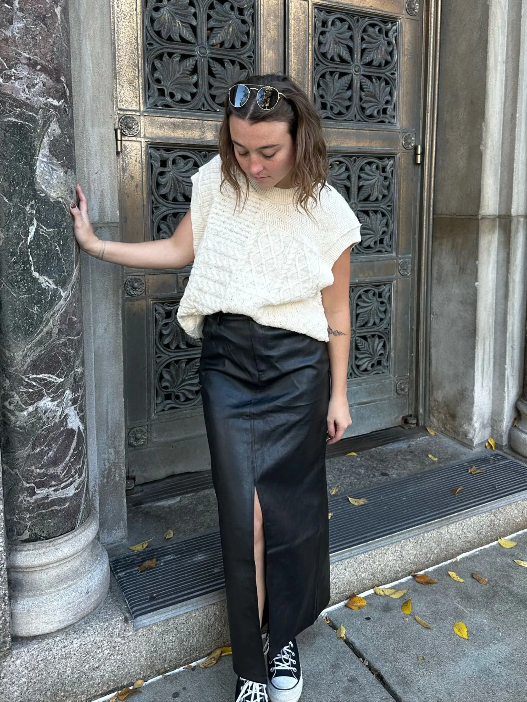 Leather Maxi Skirt