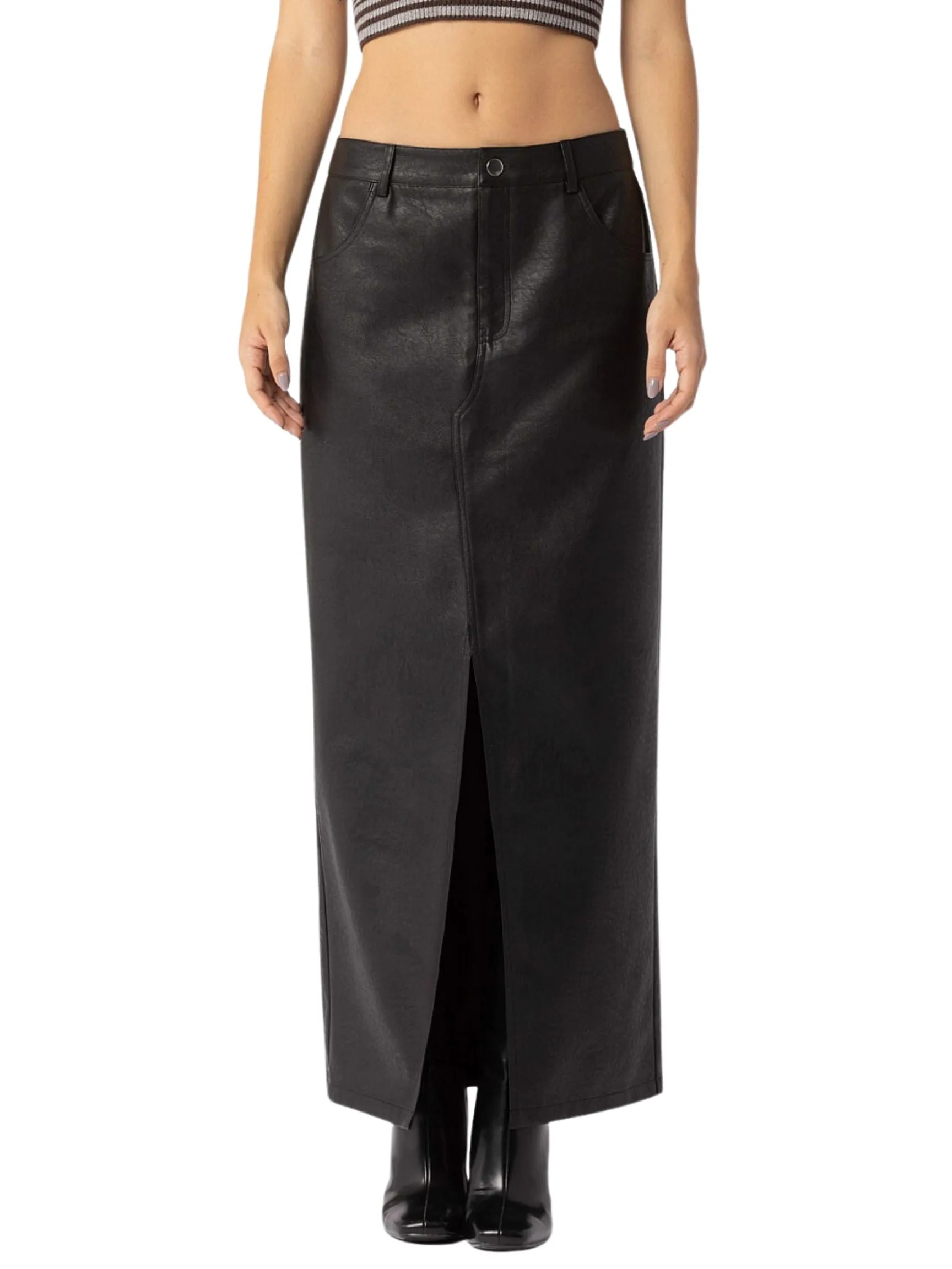 Leather Maxi Skirt