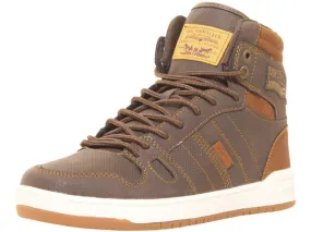 Levi's Men's 520-BB-HI-X Sneakers High Top Black/Tan Sz: 7.5 519695