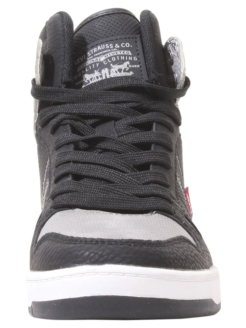 Levi's Men's 520-BB-HI-X Sneakers High Top Black/Tan Sz: 7.5 519695