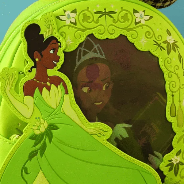 Loungefly x Disney Princess and The Frog Tiana Lenticular Mini Backpack