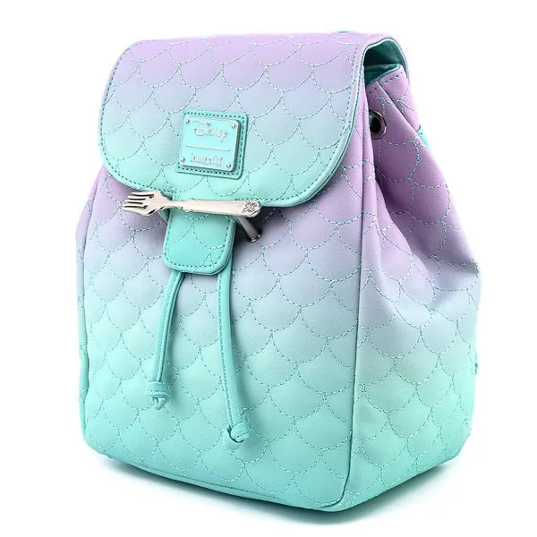 Loungefly x Disney The Little Mermaid Ombre Scales Mini Backpack