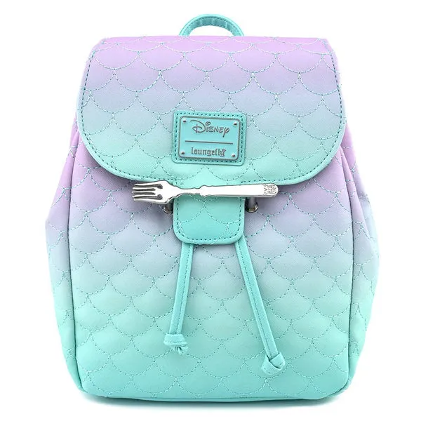 Loungefly x Disney The Little Mermaid Ombre Scales Mini Backpack