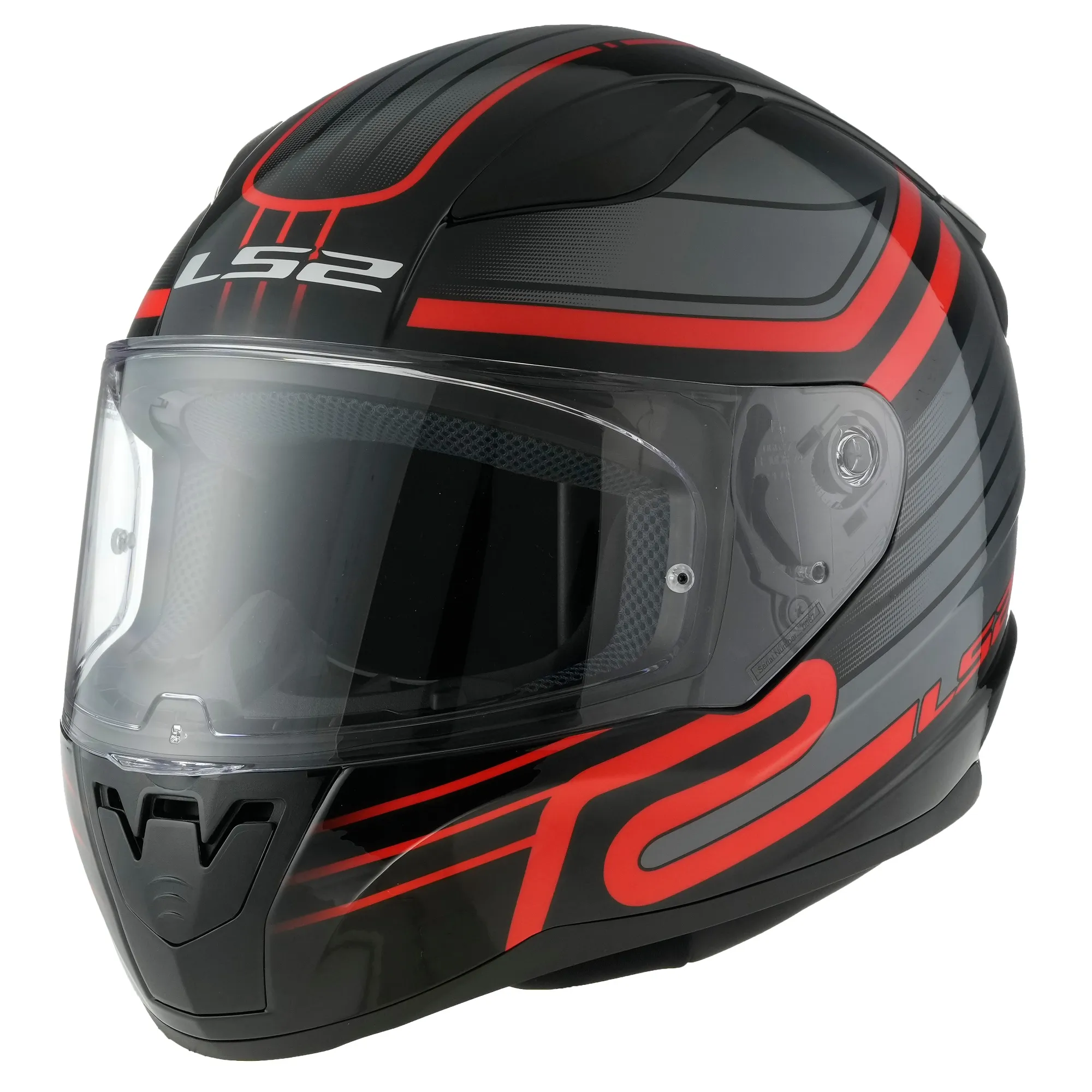 LS2 FF353 Rapid II Circuit Helmet - Black/Red