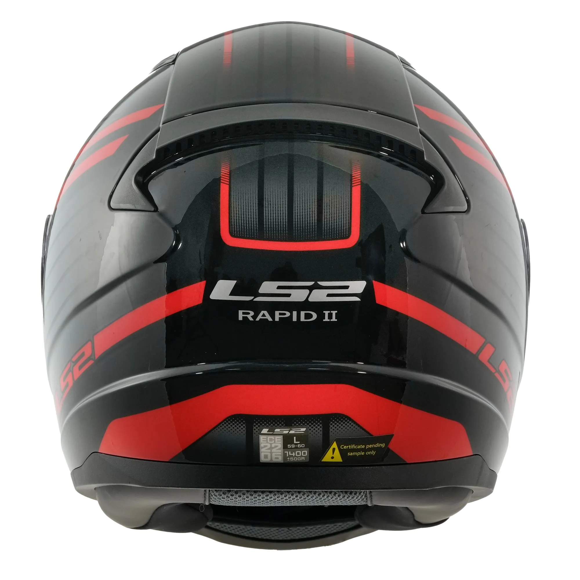 LS2 FF353 Rapid II Circuit Helmet - Black/Red