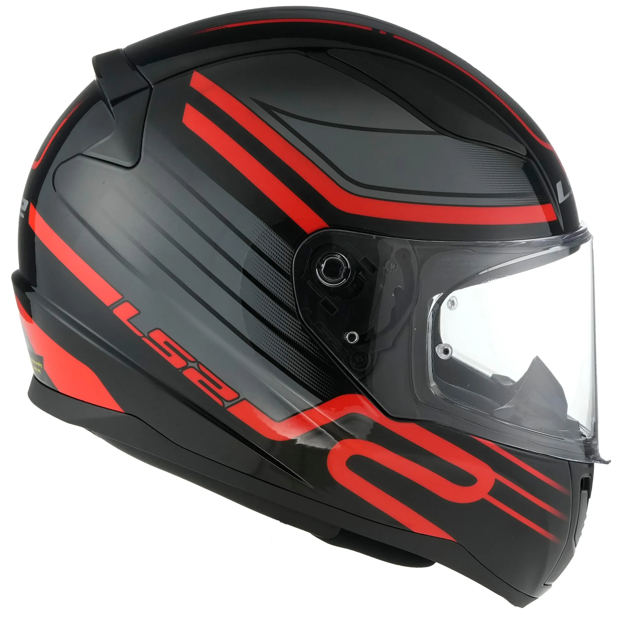 LS2 FF353 Rapid II Circuit Helmet - Black/Red