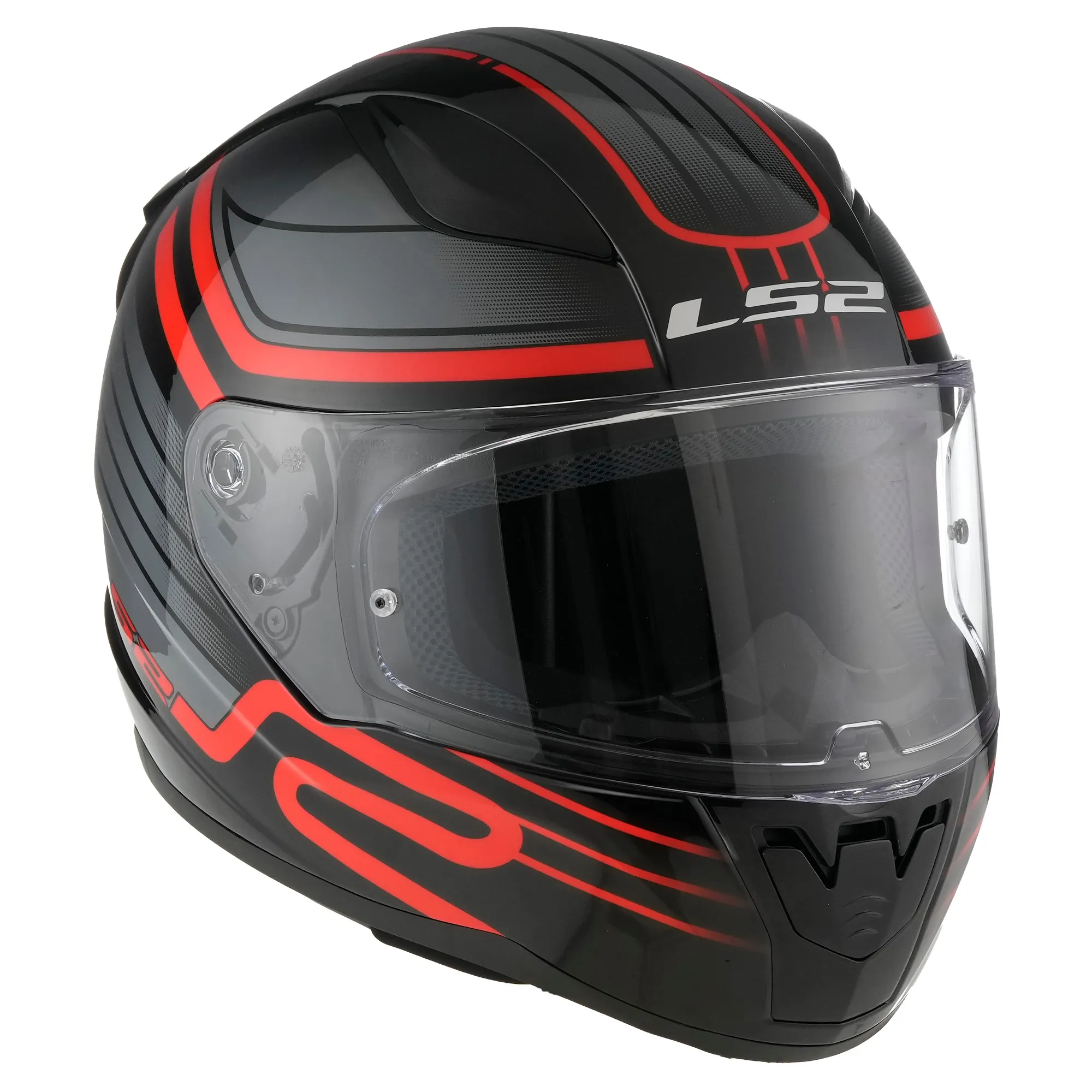 LS2 FF353 Rapid II Circuit Helmet - Black/Red