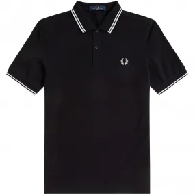 M3600 Twin Tipped Polo Shirt - Black