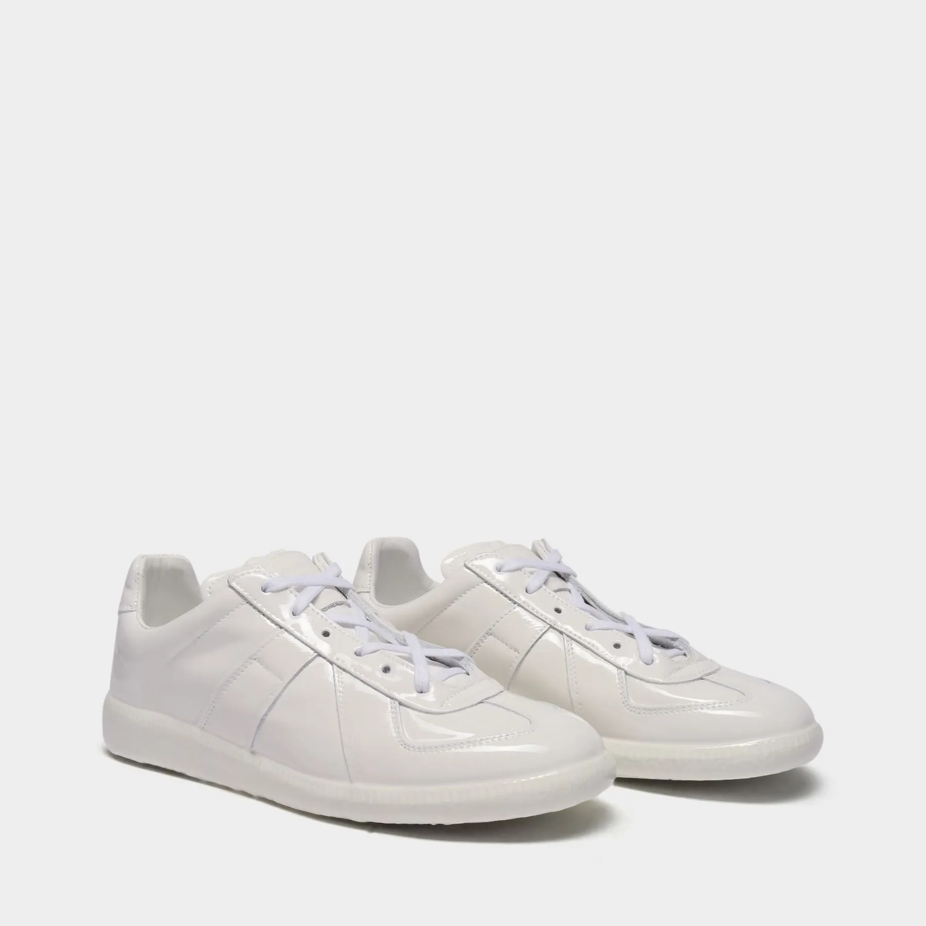 Maison Margiela  Replica Sneakers in White Leather