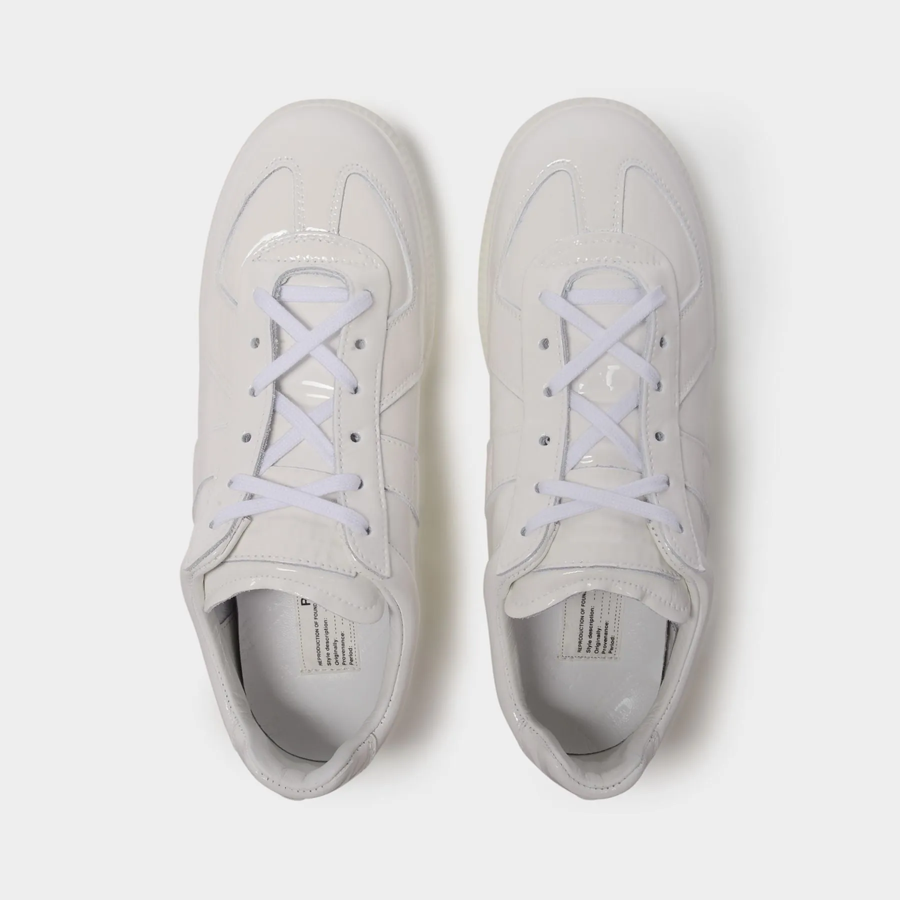 Maison Margiela  Replica Sneakers in White Leather