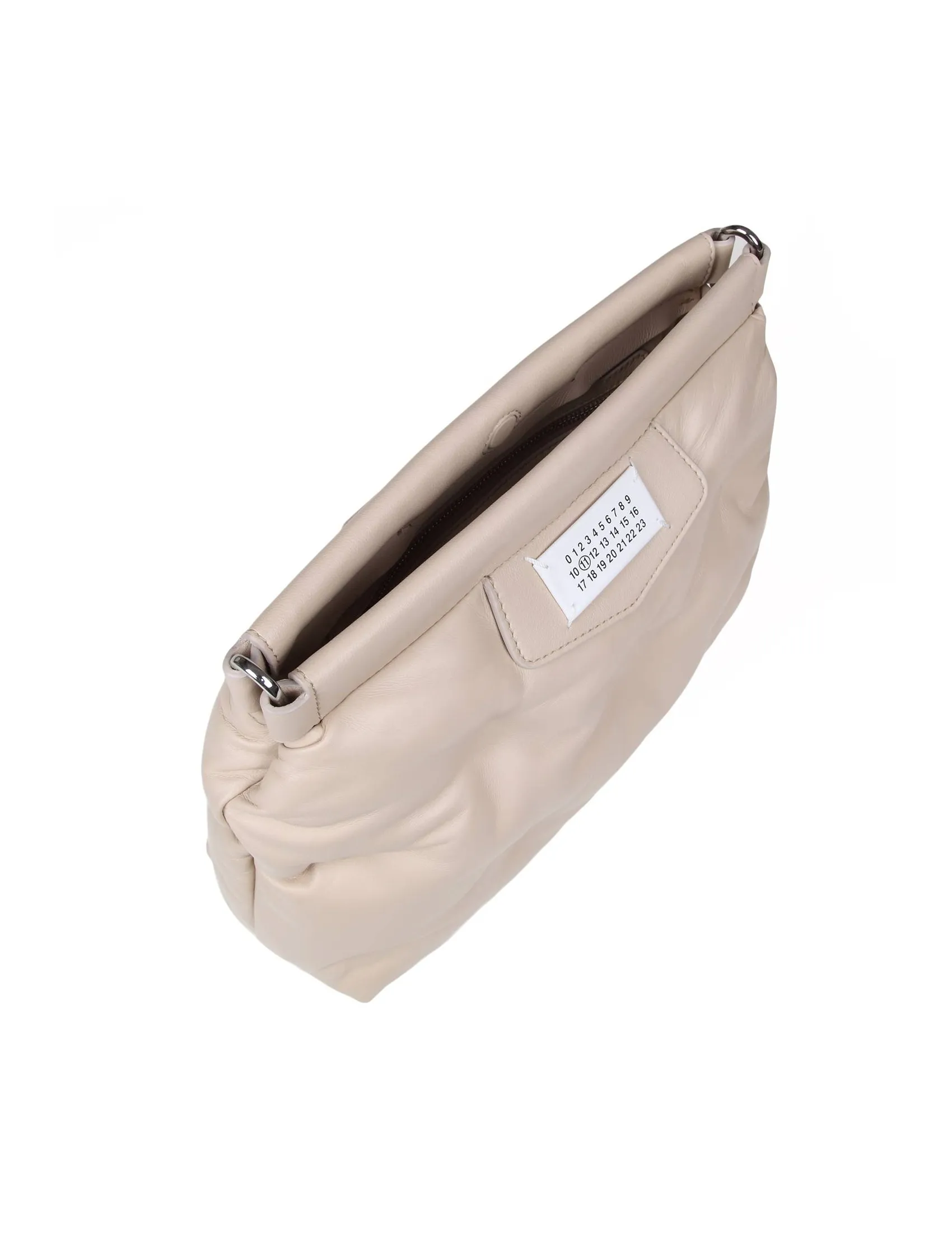 MAISON MARGIELA SHOULDER BAG IN MATELASSE' LEATHER ALMOND COLOR