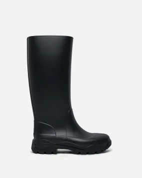 Maison Margiela Tabi Rain Boot in Black Raven